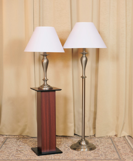 Coordinating Table & Floor Lamps
